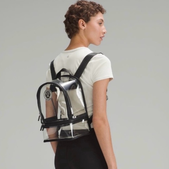 lululemon Clear Backpack Mini 10L  *Logo” - Picture 1 of 14